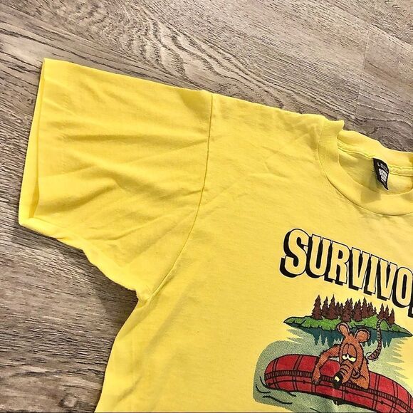 New Braunfels River Rat Vtg 1970/80’s Large T-Shirt Guadalupe River Tubing - Picture 2 of 4